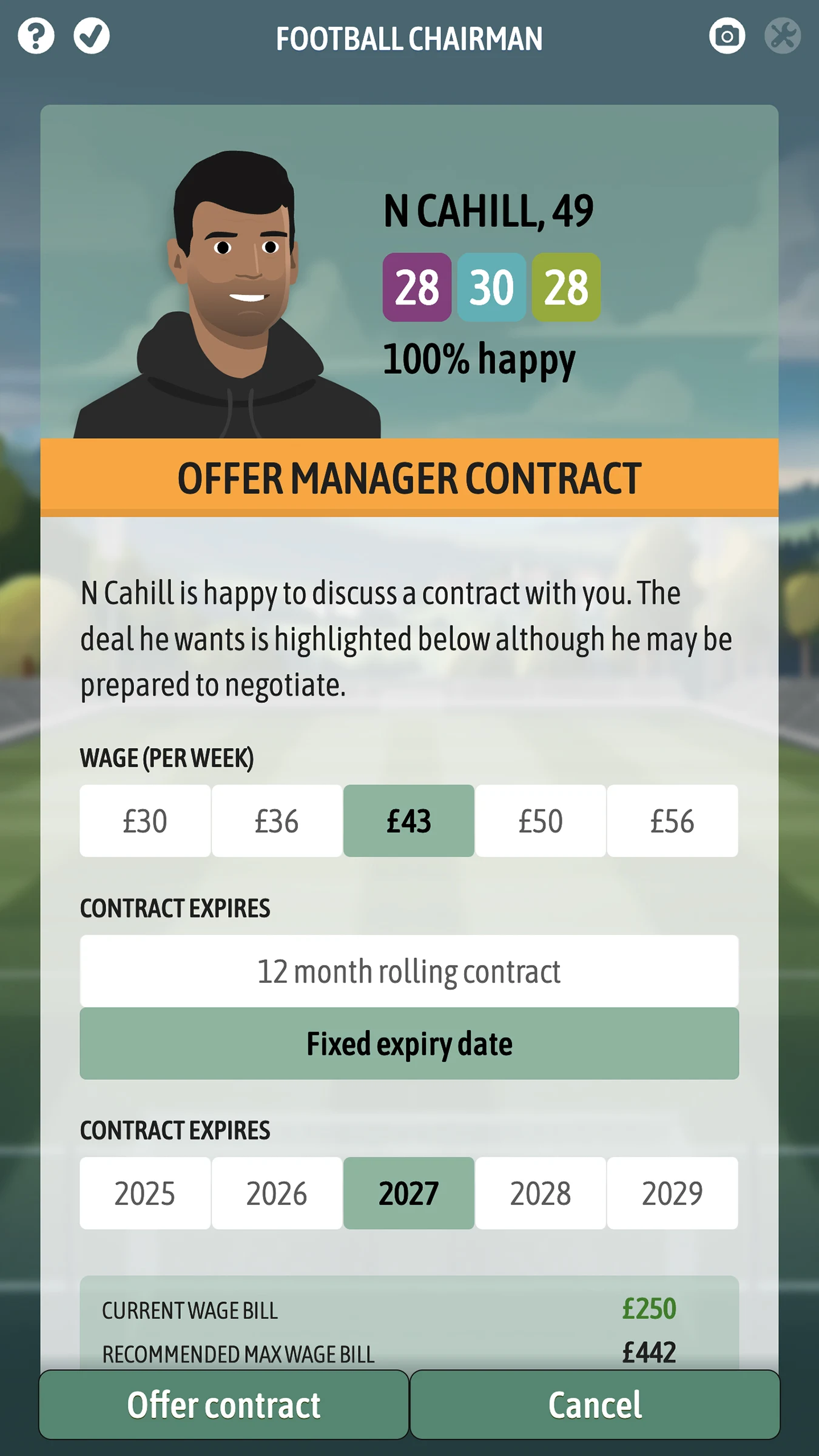 Football Chairman Pro 2 screenshot
